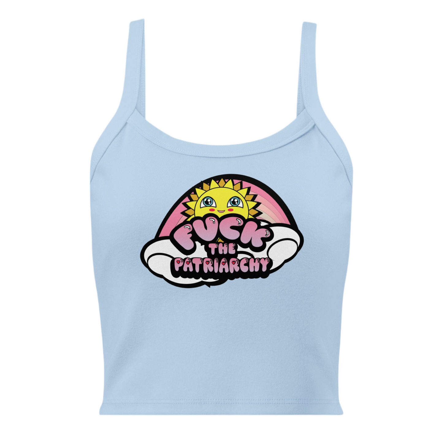 F the Patriarchy -- Women’s micro-rib tank top