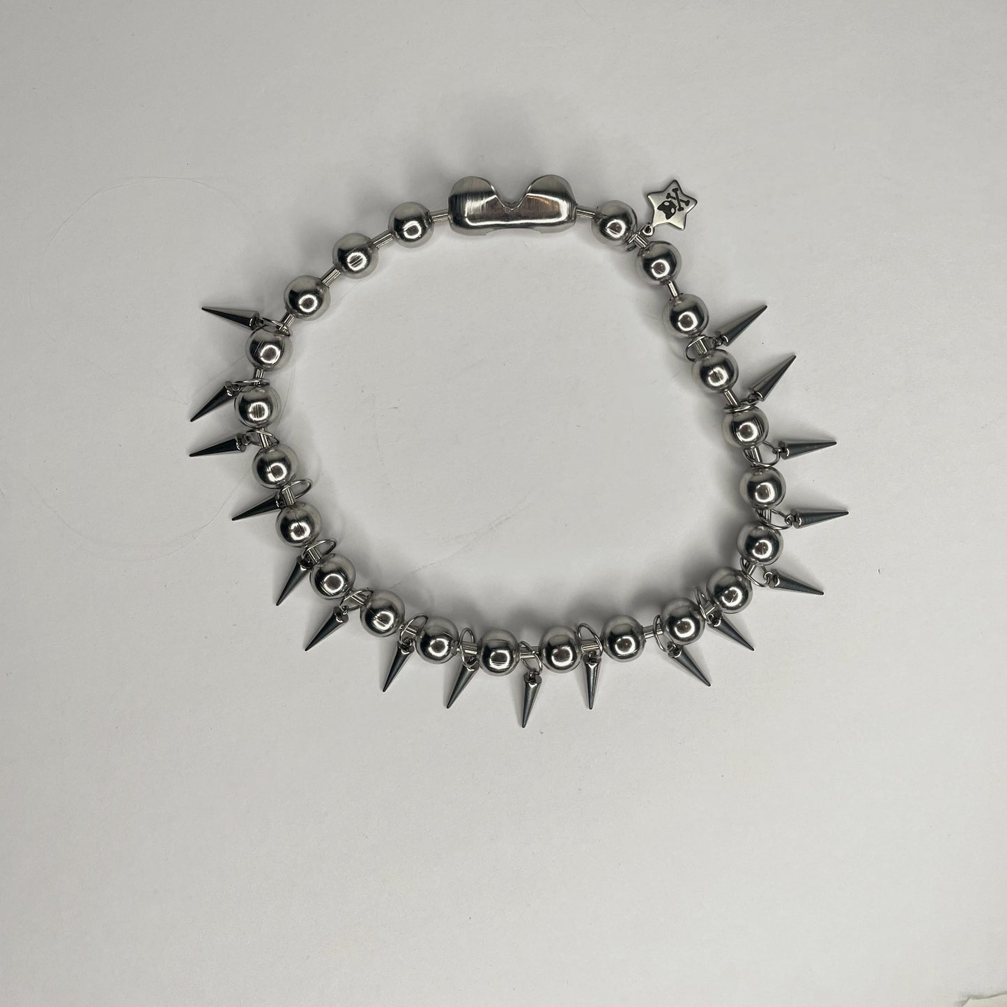 Spikey Jumbo Ball Chain Necklace