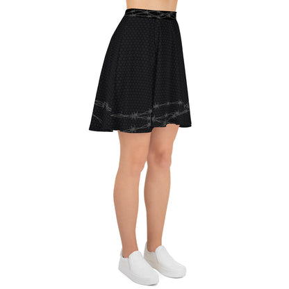 Barbed Wire Skater Skirt