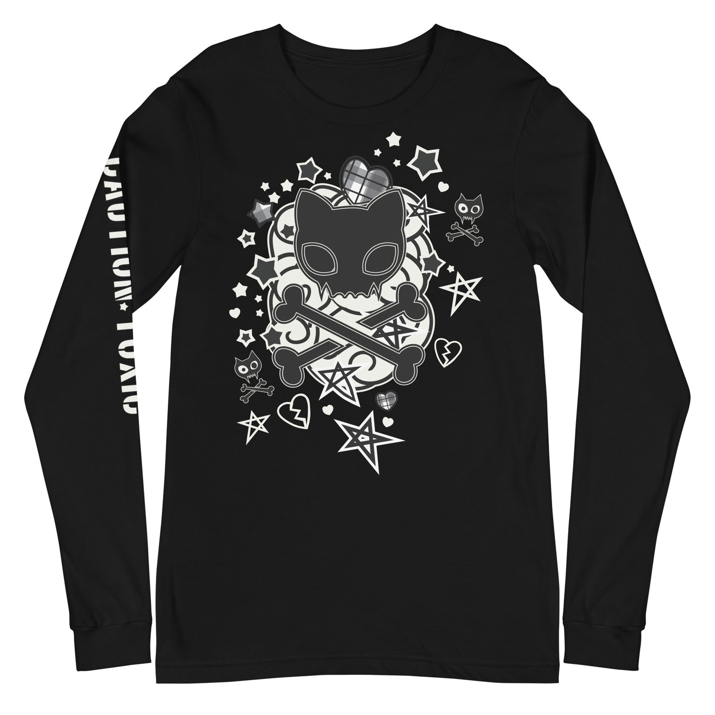 Punk Print Unisex Long Sleeve Tee