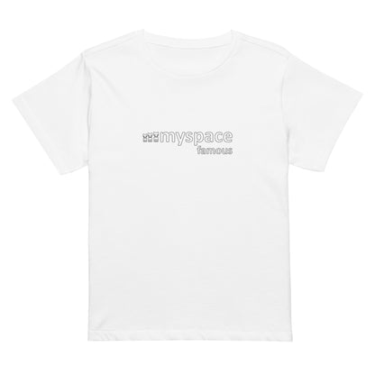 Same design on white tee 