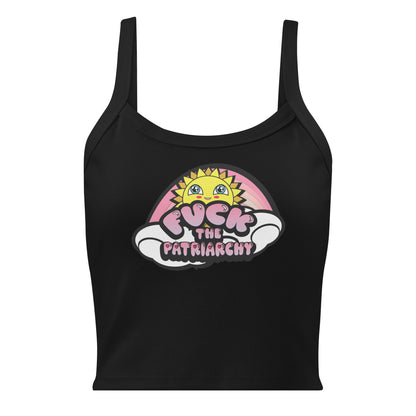 F the Patriarchy -- Women’s micro-rib tank top