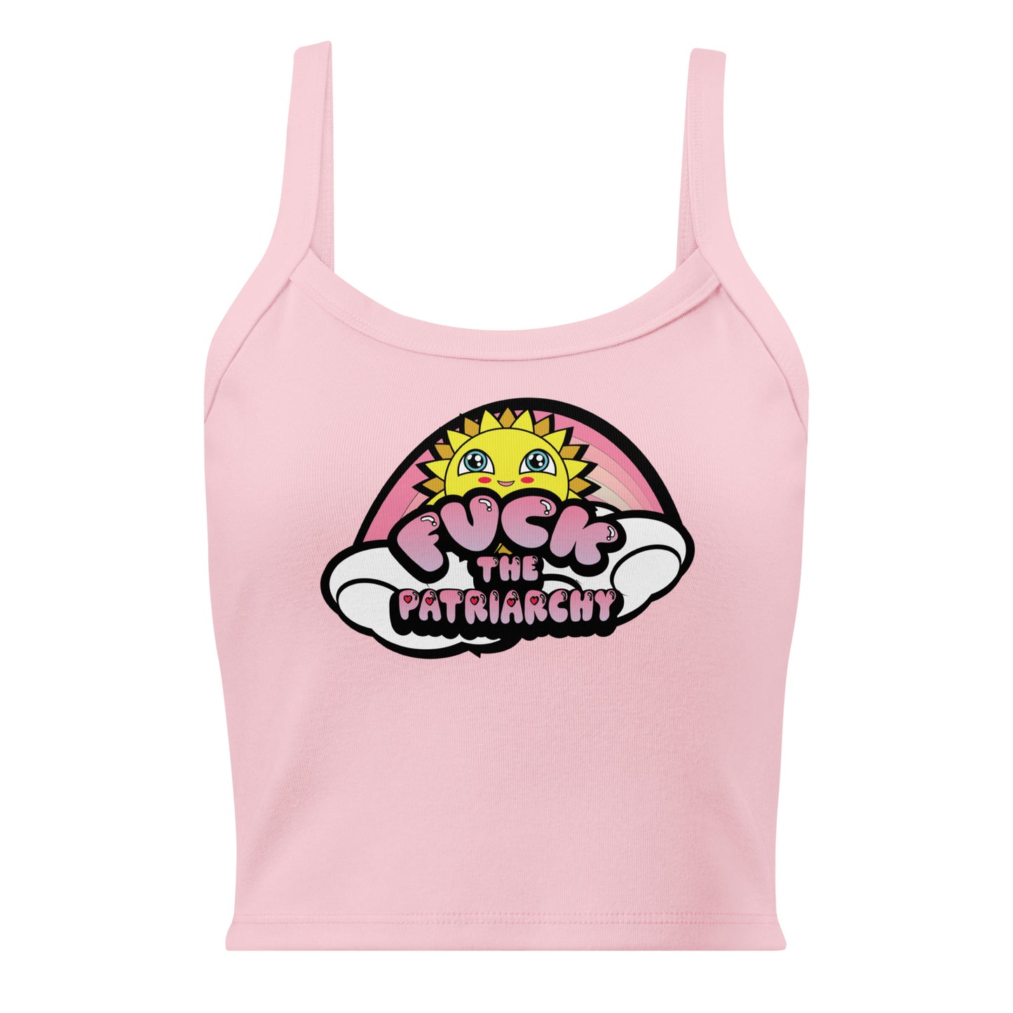 F the Patriarchy -- Women’s micro-rib tank top