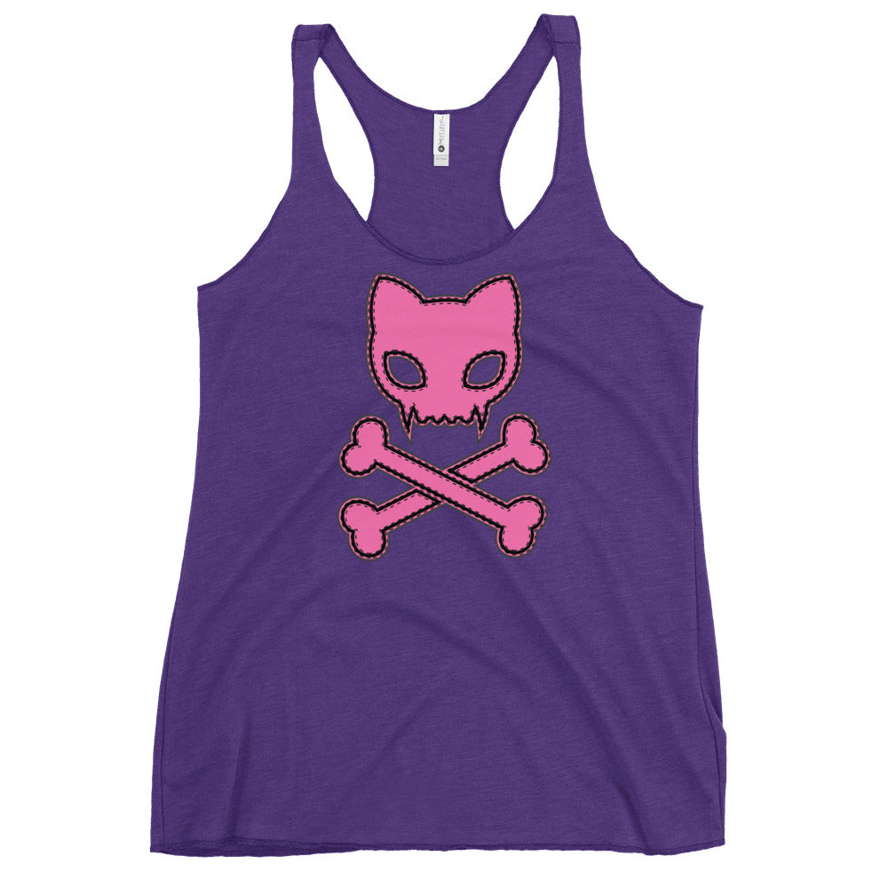 Same design on purple haze tank top which is a faded royal purple color 