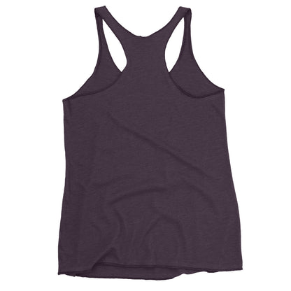 Back view of vintage purple tank 